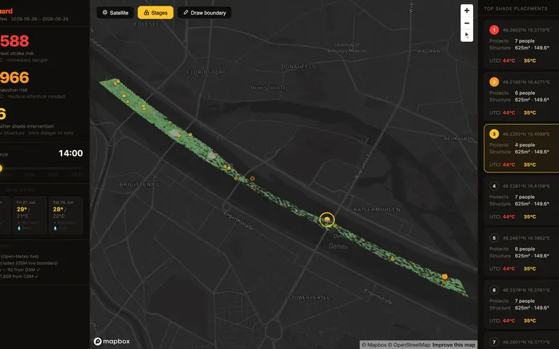 HeatGuard: screenshot